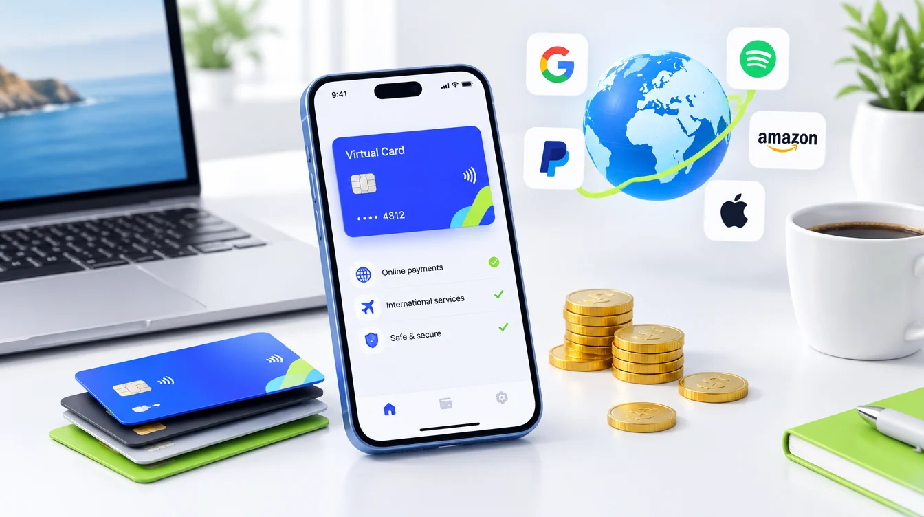 Сделать виртуальную карту для оплаты в интернете и зарубежных сервисах из России
