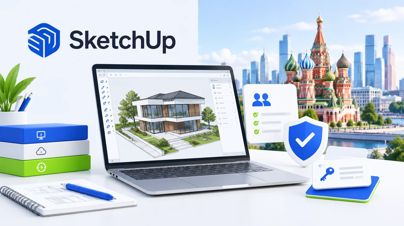 SketchUp купить в России в 2026 году: как выбрать лицензию и оформить подписку