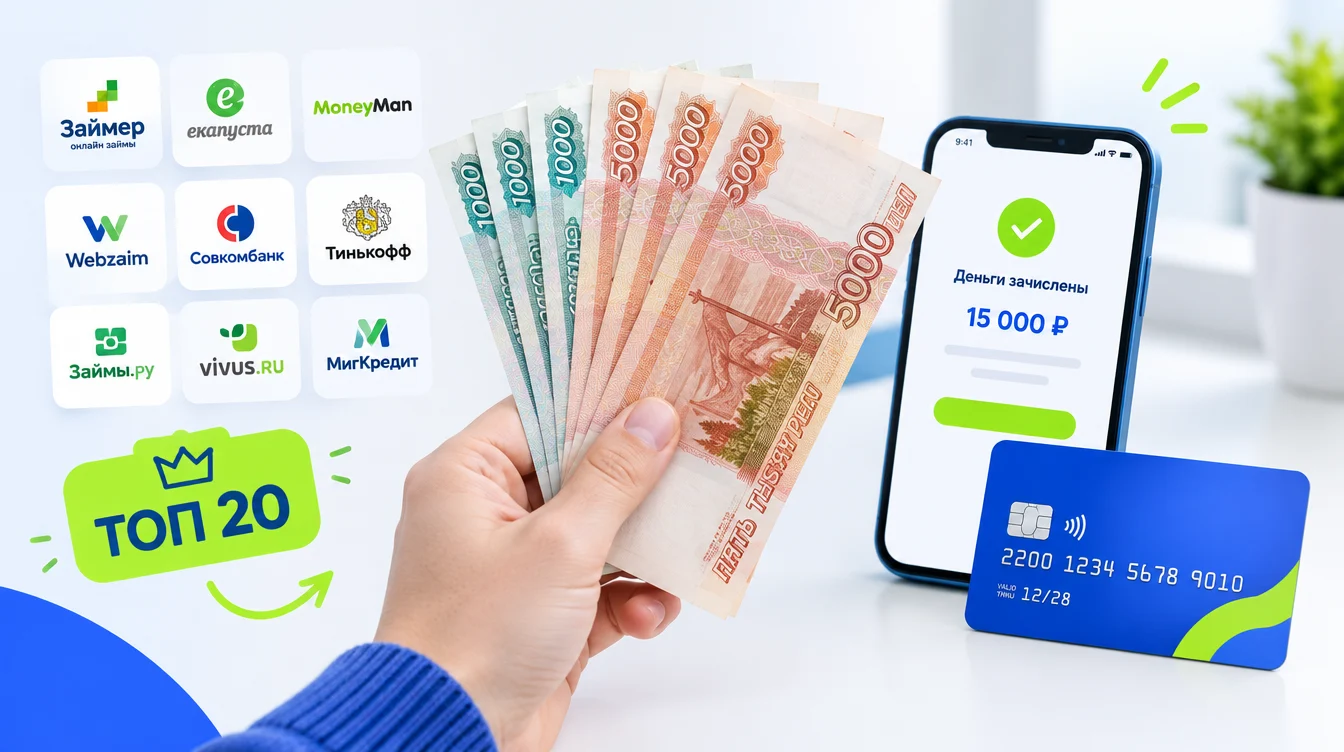 Срочные займы на карту онлайн без отказа: ТОП-20 МФО в 2026 году