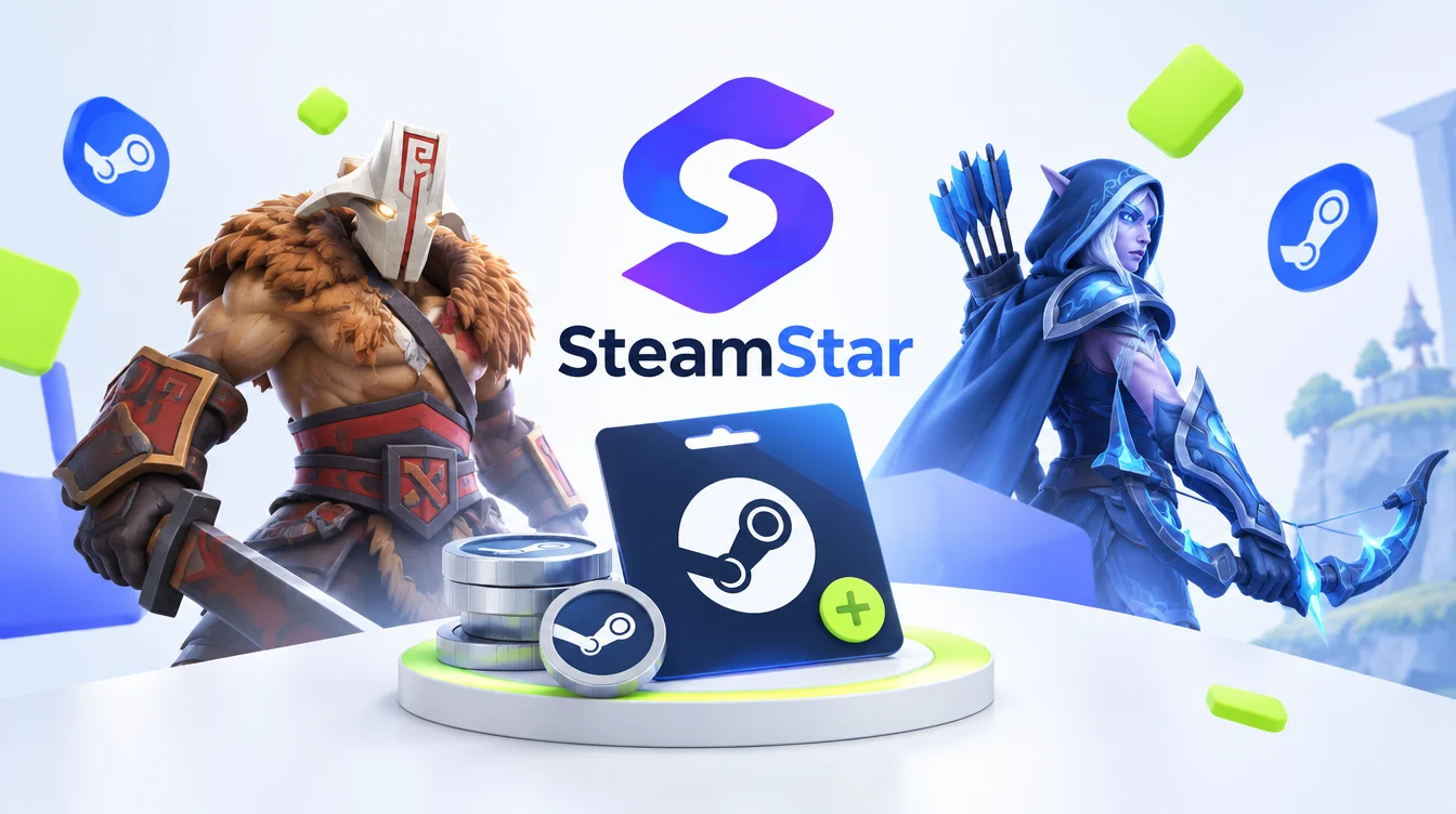 Стимстар: как быстро пополнить баланс Steam в 2026 году
