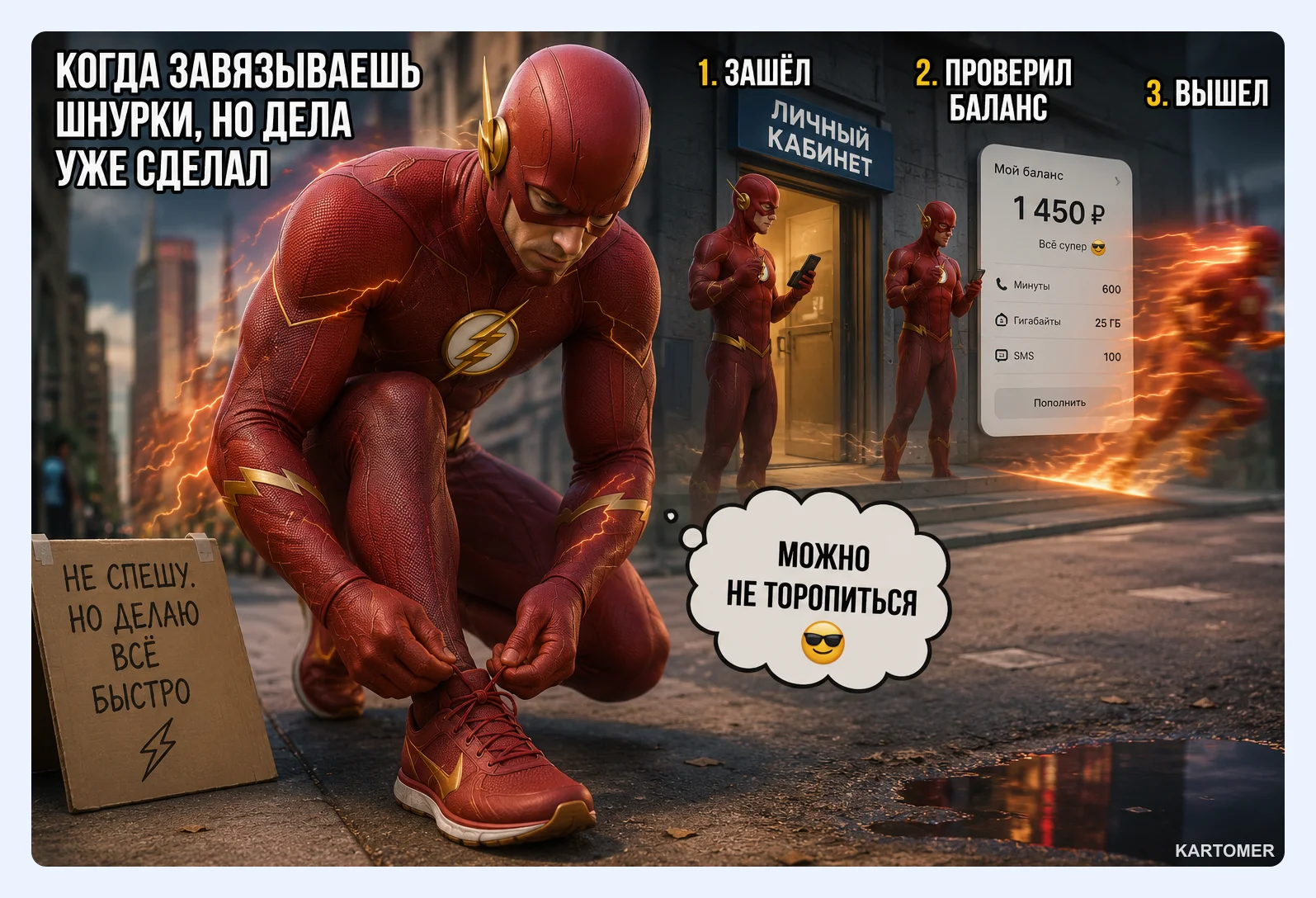 Скриншот: Что даёт личный кабинет Umobile