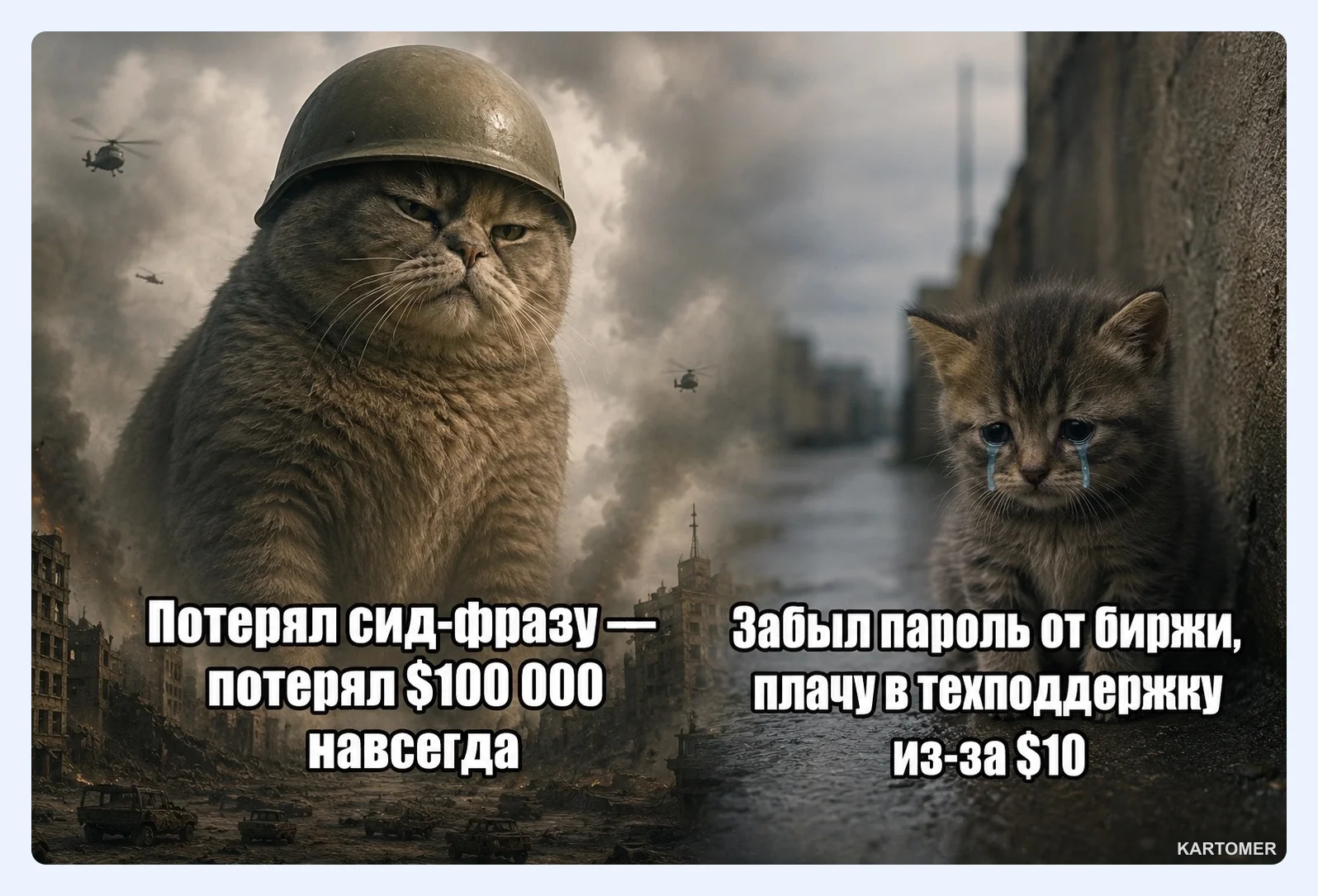 Скриншот: Главная разница между кошельками криптовалют