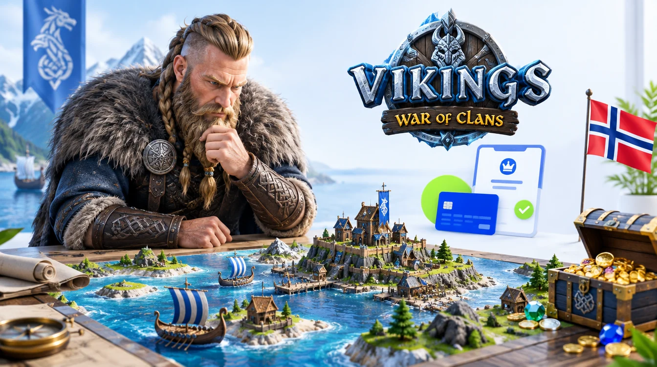 Vikings: War of Clans — полное руководство по игре, как задонатить (оплатить) подписку 2026
