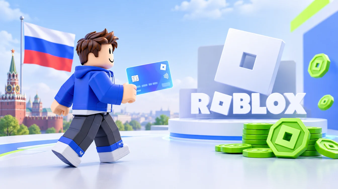 Виртуальная карта для Roblox: как купить Robux из России в 2026 году