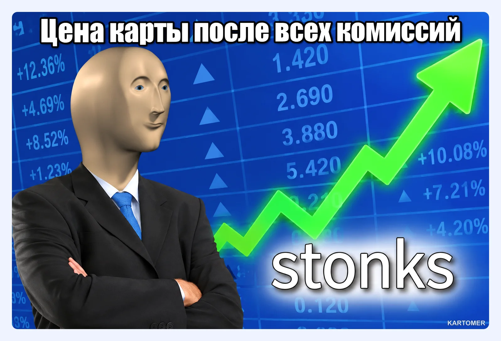 Скриншот: Сколько стоит карта на самом деле