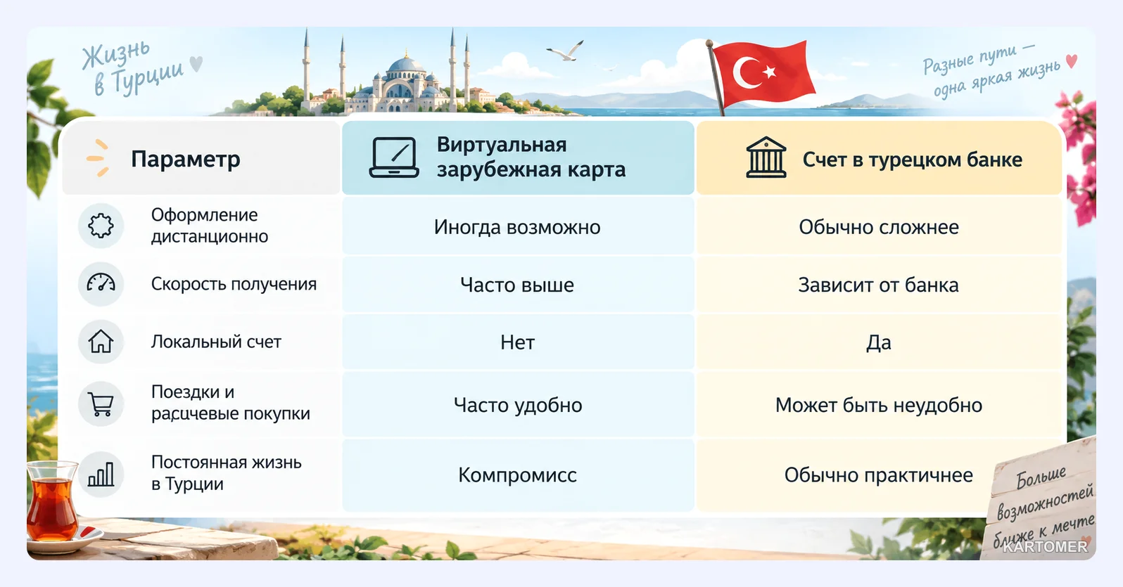 Скриншот: Виртуальная карта или турецкий счёт