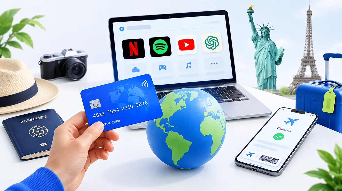 Виртуальные карты Visa для оплаты зарубежных сервисов и за границей в 2026 году