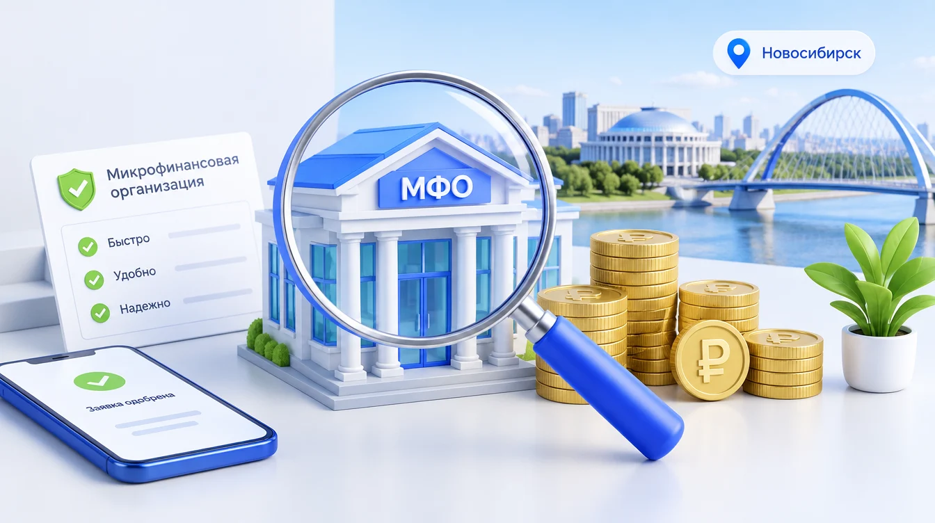 Взять займ в Новосибирске: лучшие МФО для получения денег