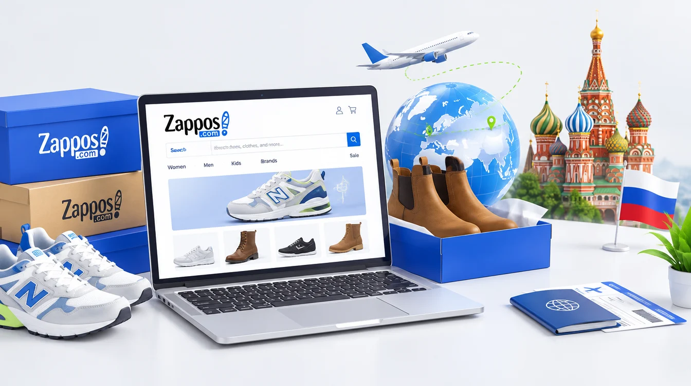 Zappos: официальный сайт, регистрация, цены и доставка в Россию в 2026 году