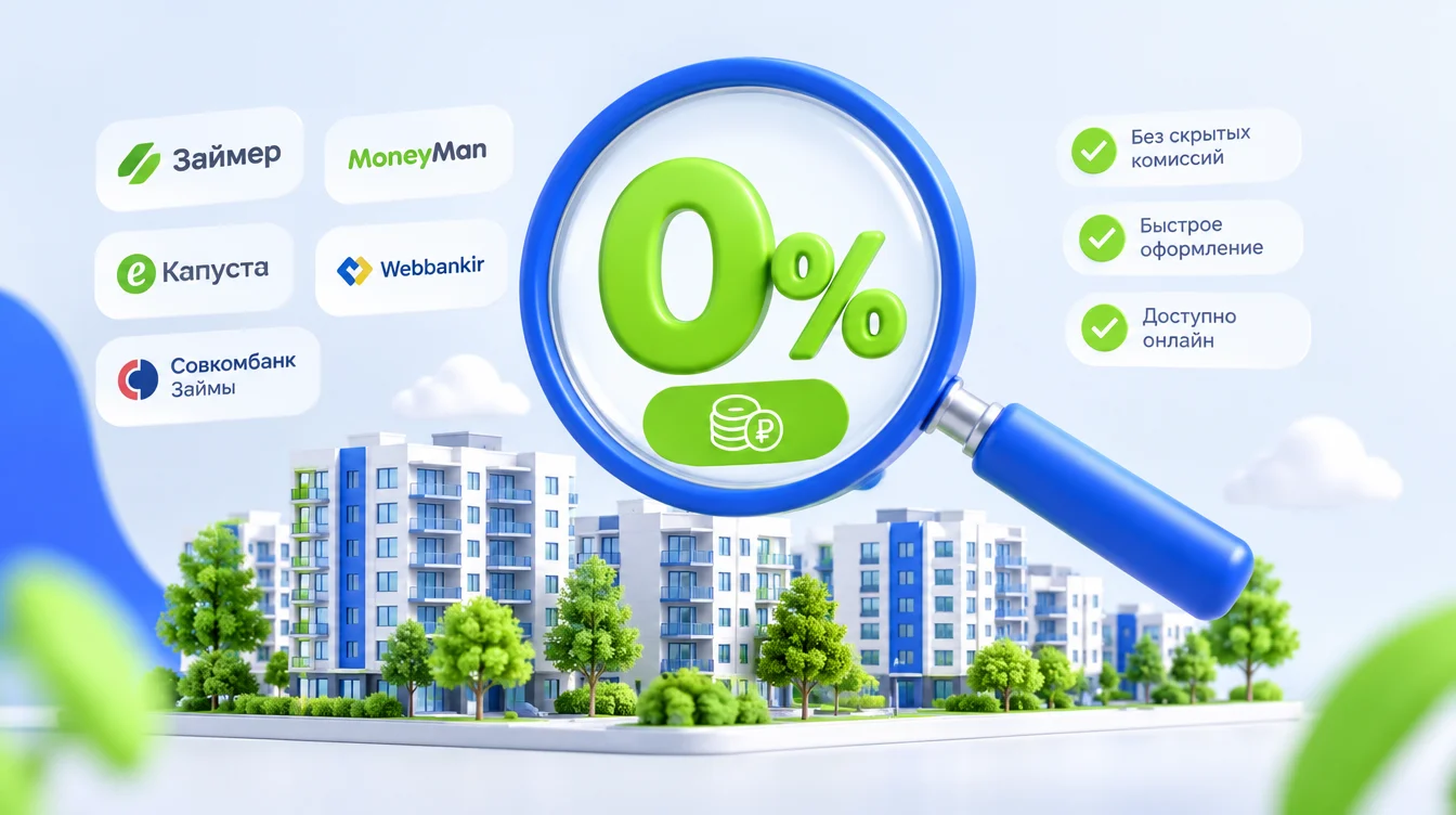 Займы под 0% от лучших МФО России без скрытых комиссий
