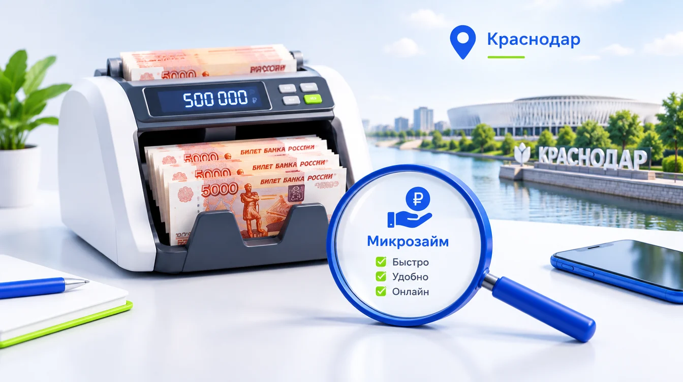 Займы в Краснодаре: где взять деньги быстро в декабре 2025 года