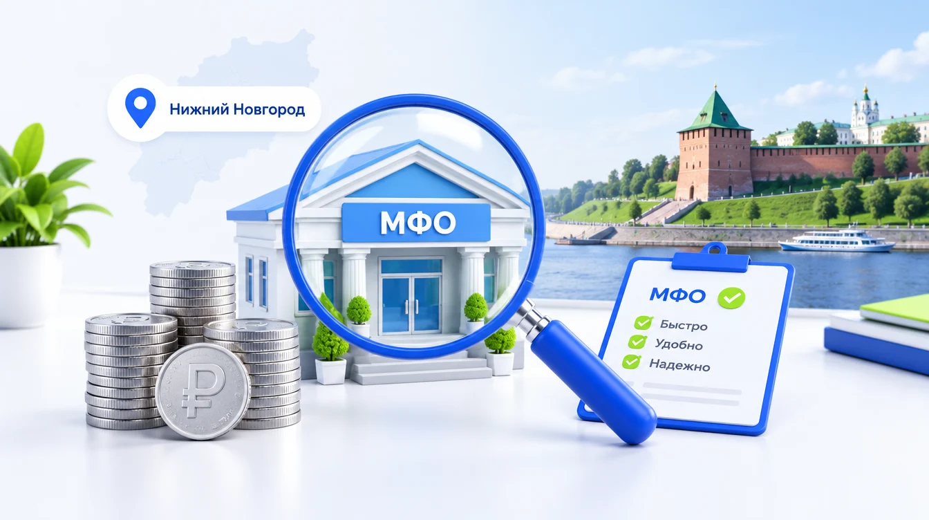 Займы в Нижнем Новгороде: лучшие МФО на 2026 год